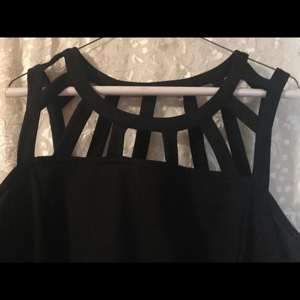 Strappy, Sleeveless Peplum Top